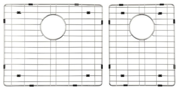 Starstar 60/40 Double Bowl Kitchen Sink Bottom Two Grids