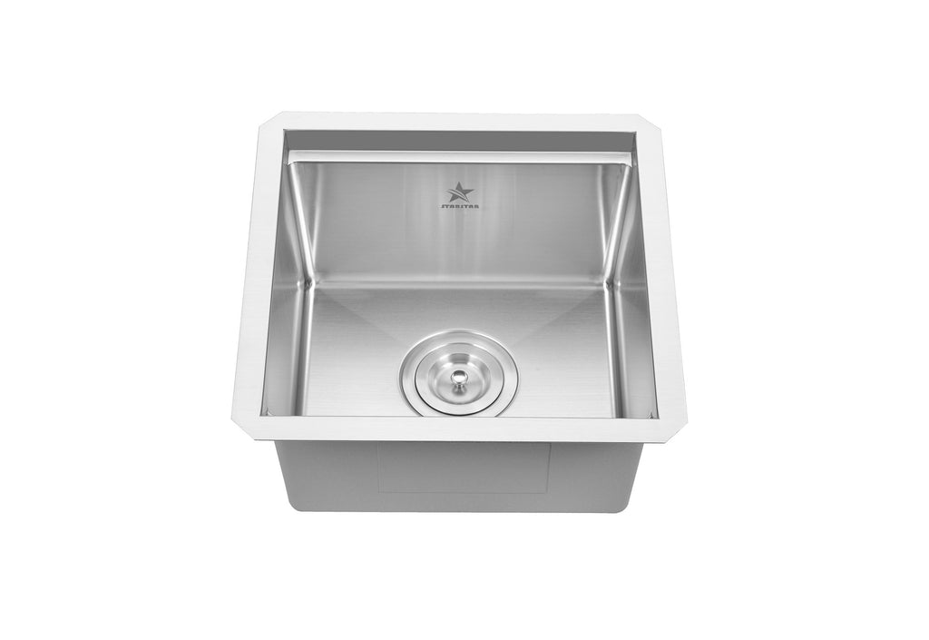 Workstation Ledge Undermount Single Bowl 304 Stainless Steel Kitchen Sink  (15 x 15)