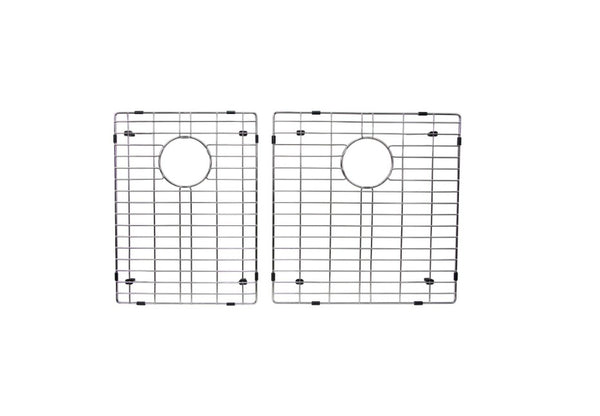 Starstar 60/40 or 40/60 Double Bowl Kitchen Sink Bottom Two Grids, Stainless Steel, 17" x 15",15" x 11"