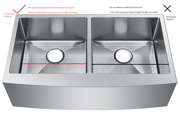 Starstar Sink Protector Stainless Steel Kitchen Sink Bottom Grid, Rack, 27.5" x 14.5"